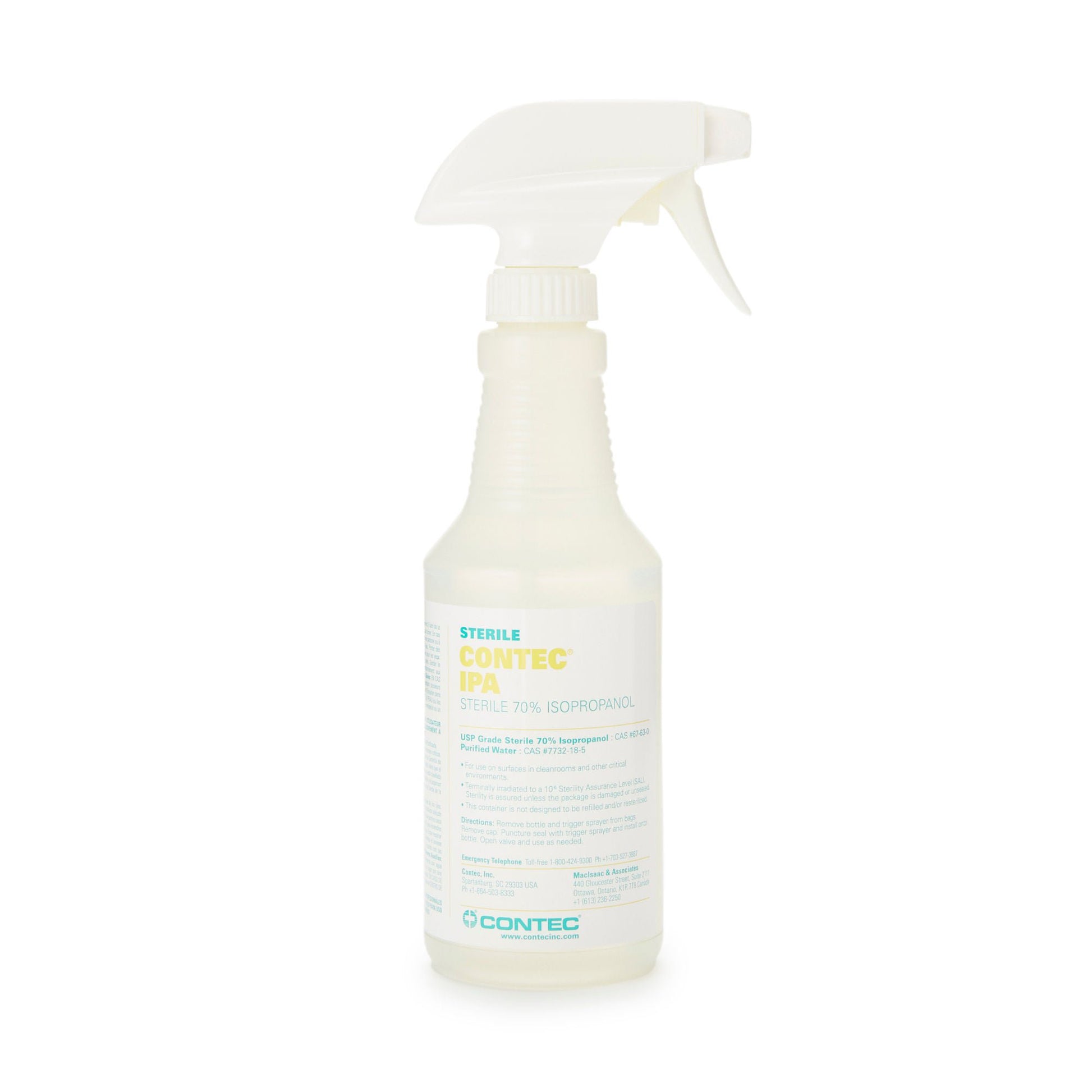 Contec® Isopropyl Alcohol Surface Disinfectant Spray, Spray Bottle