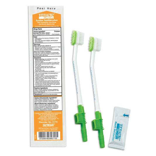 Toothette® Suction Toothbrush Kit with Oral Rinse
