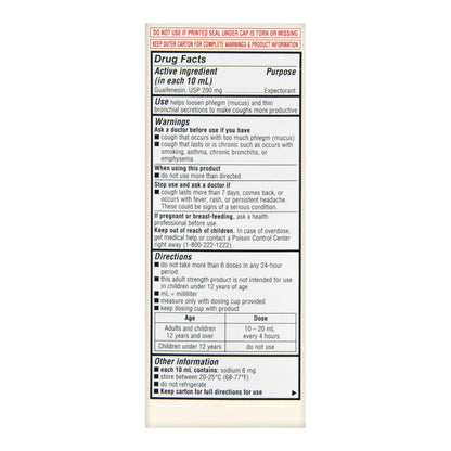 Thrive & Foster™ Guaifenesin Cold and Cough Relief