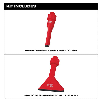Milwaukee AIR-TIP Non-Marring Utility Nozzle Kit 49-90-2034 | 2-Piece