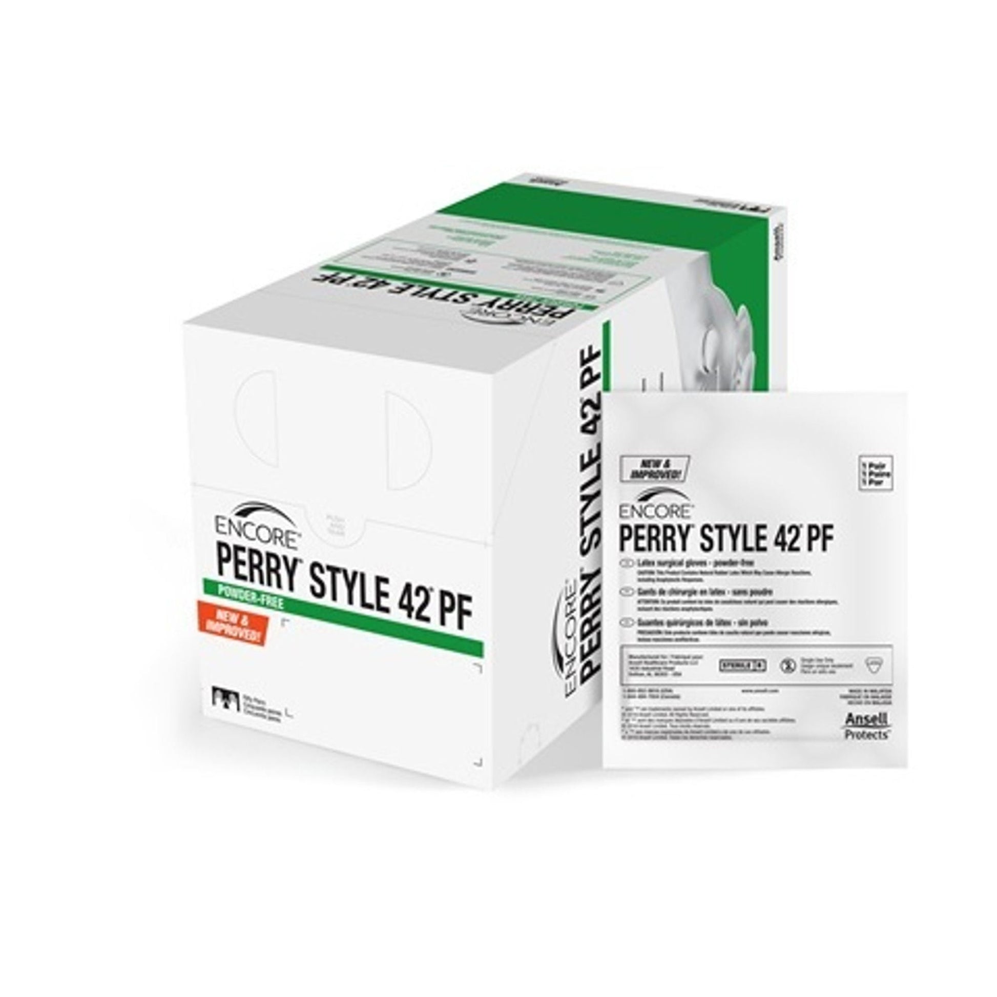 Sterile ENCORE® Perry® Style 42® PF Latex Surgical Gloves, Natural - view 7