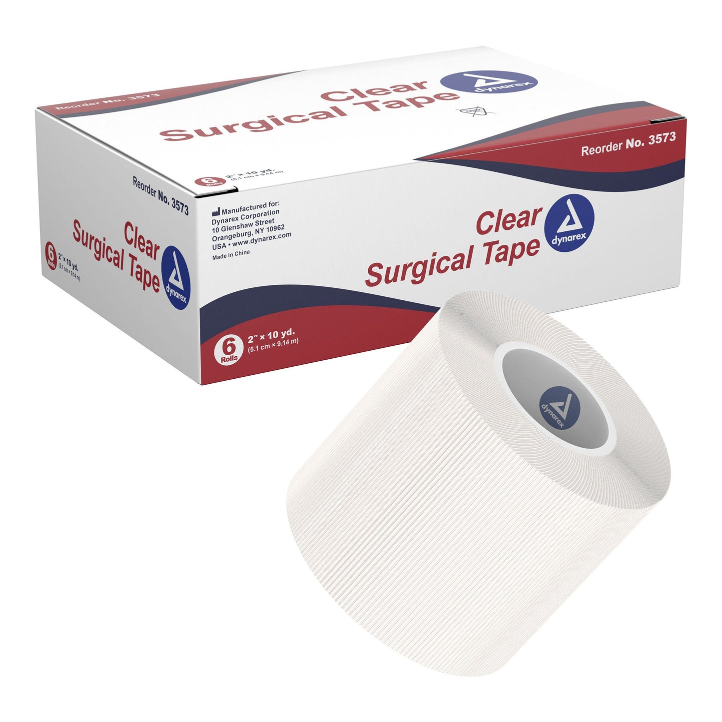 dynarex® Adhesive Medical Tape, Transparent
