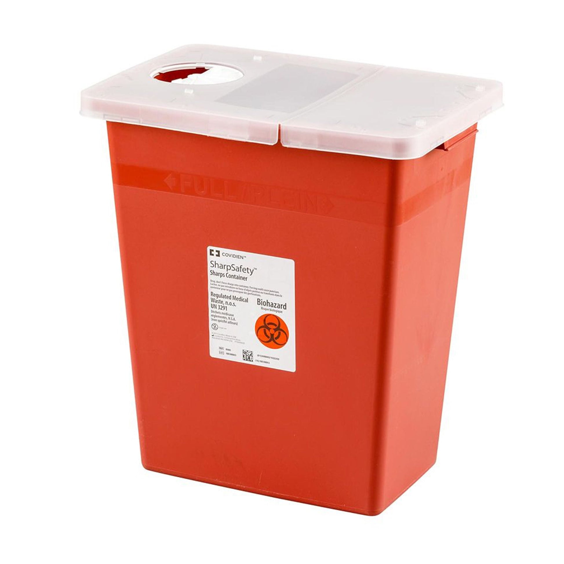SharpSafety™ Multi-purpose Sharps Container, 18 Gallon