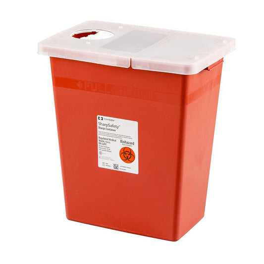 SharpSafety™ Multi-purpose Sharps Container, 18 Gallon