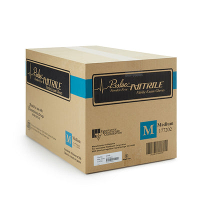 Pulse® Nitrile Exam Gloves, Aqua Blue - view 4