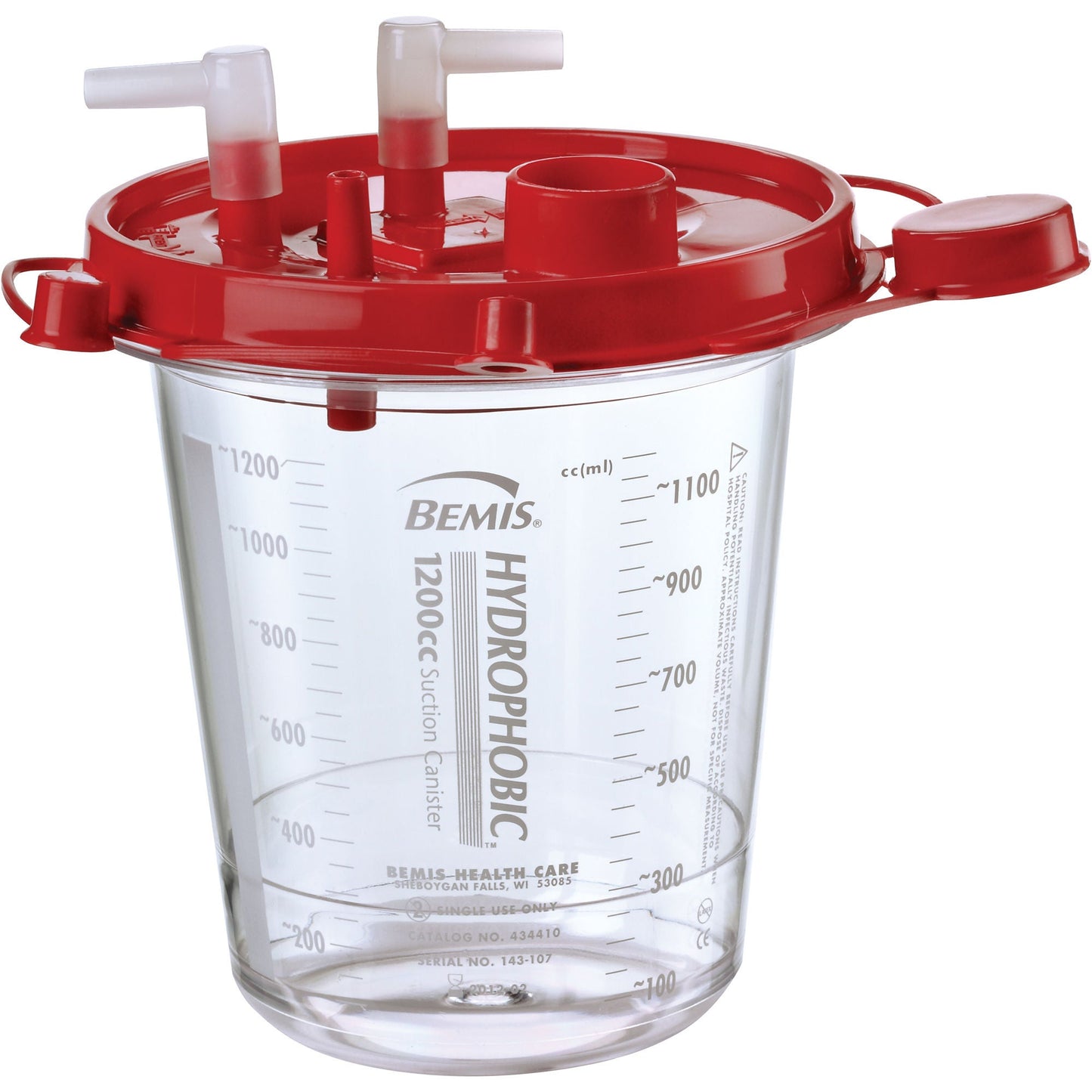 Hi-Flow™ Rigid Suction Canister for use with Bemis Quick-Drain™ Systems