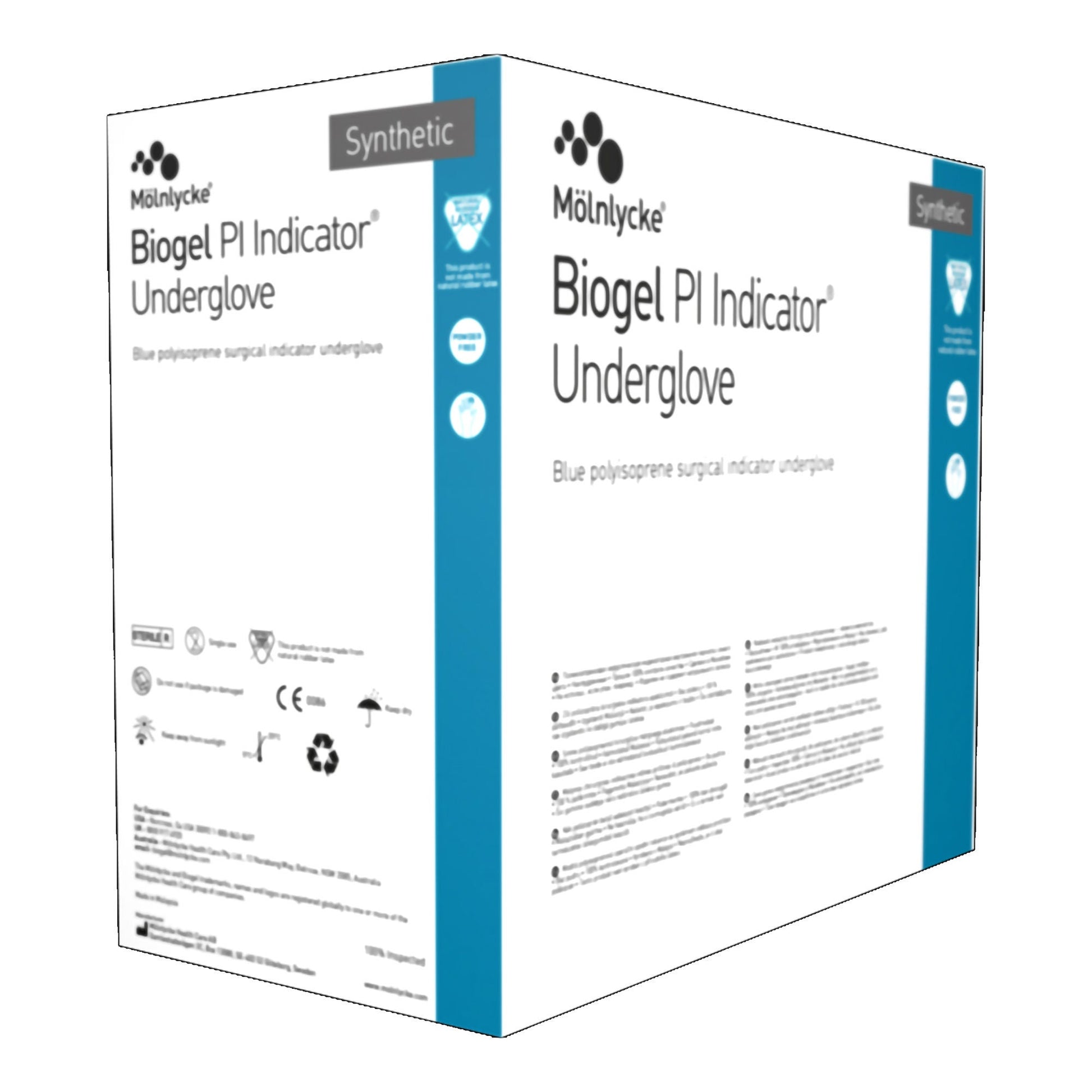 Sterile Biogel® PI Indicator® Underglove Polyisoprene Surgical Gloves, Blue - view 8