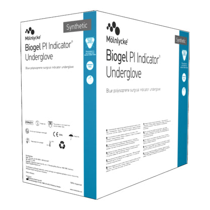 Sterile Biogel® PI Indicator® Underglove Polyisoprene Surgical Gloves, Blue - view 8
