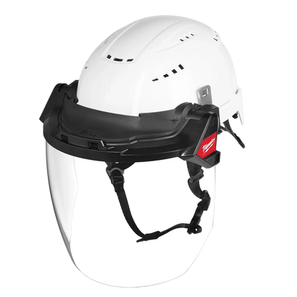 Milwaukee BOLT Gasketed Full Face Shield -Clear Dual Coat Lens(Compatible with BOLT Safety Helmets & BOLT Hard Hats) 48-73-1422 | 2-Piece