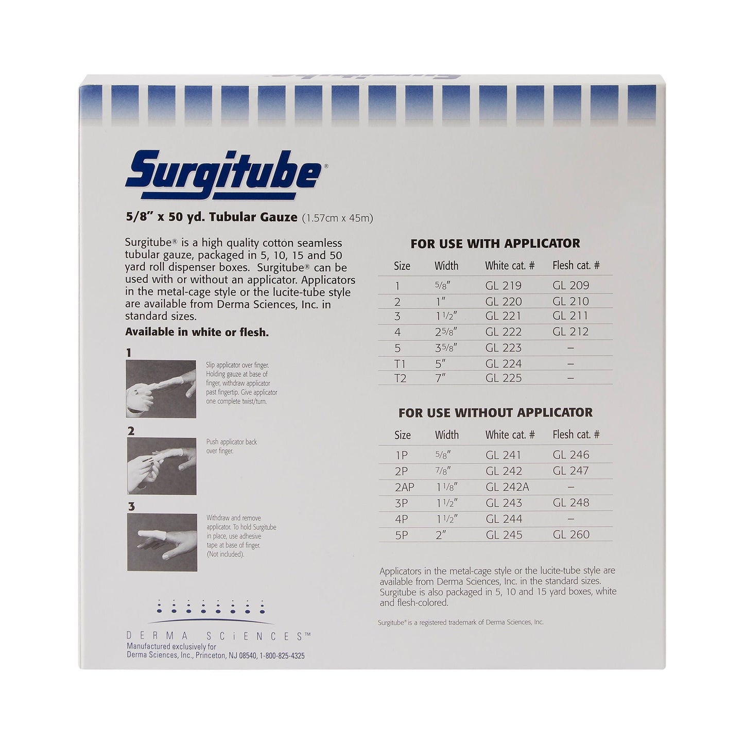 Surgitube® Tubular Retainer Dressing, Size 1