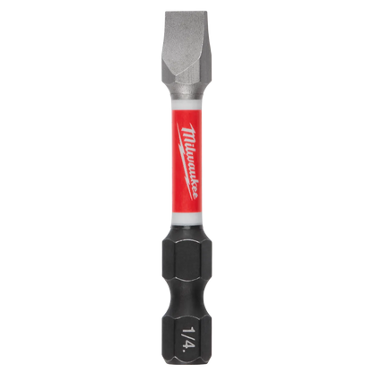 Milwaukee SHOCKWAVE Impact Duty 2"Slotted 1/4" Power Bit 48-32-4918 | SL 1/4" Drive