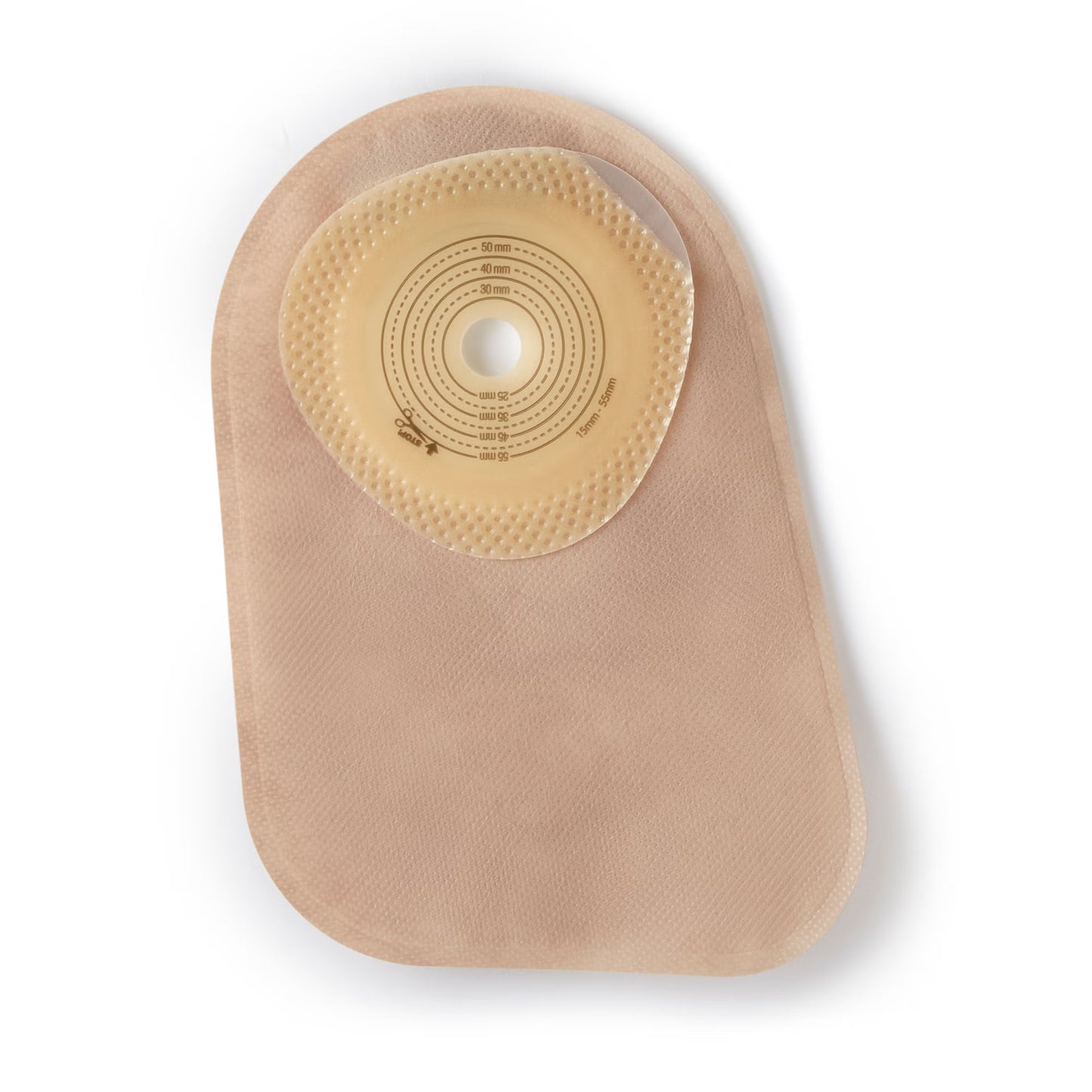 Premier™ 1-Piece Transparent Colostomy Pouch, Cut to Fit Stomas up to