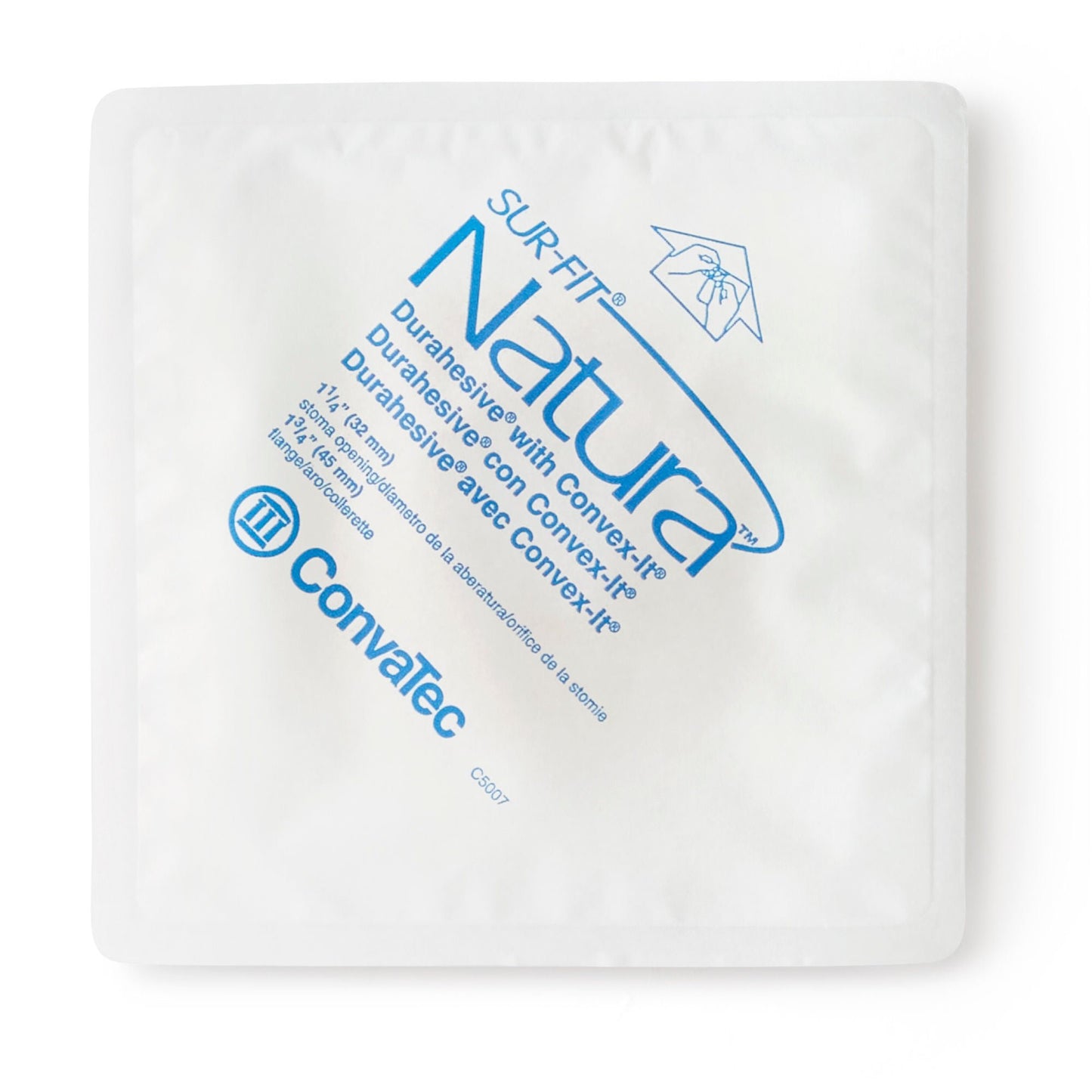 Sur-Fit Natura® Two-Piece Durahesive® Skin Barrier, Pre-cut to Fit Stomas