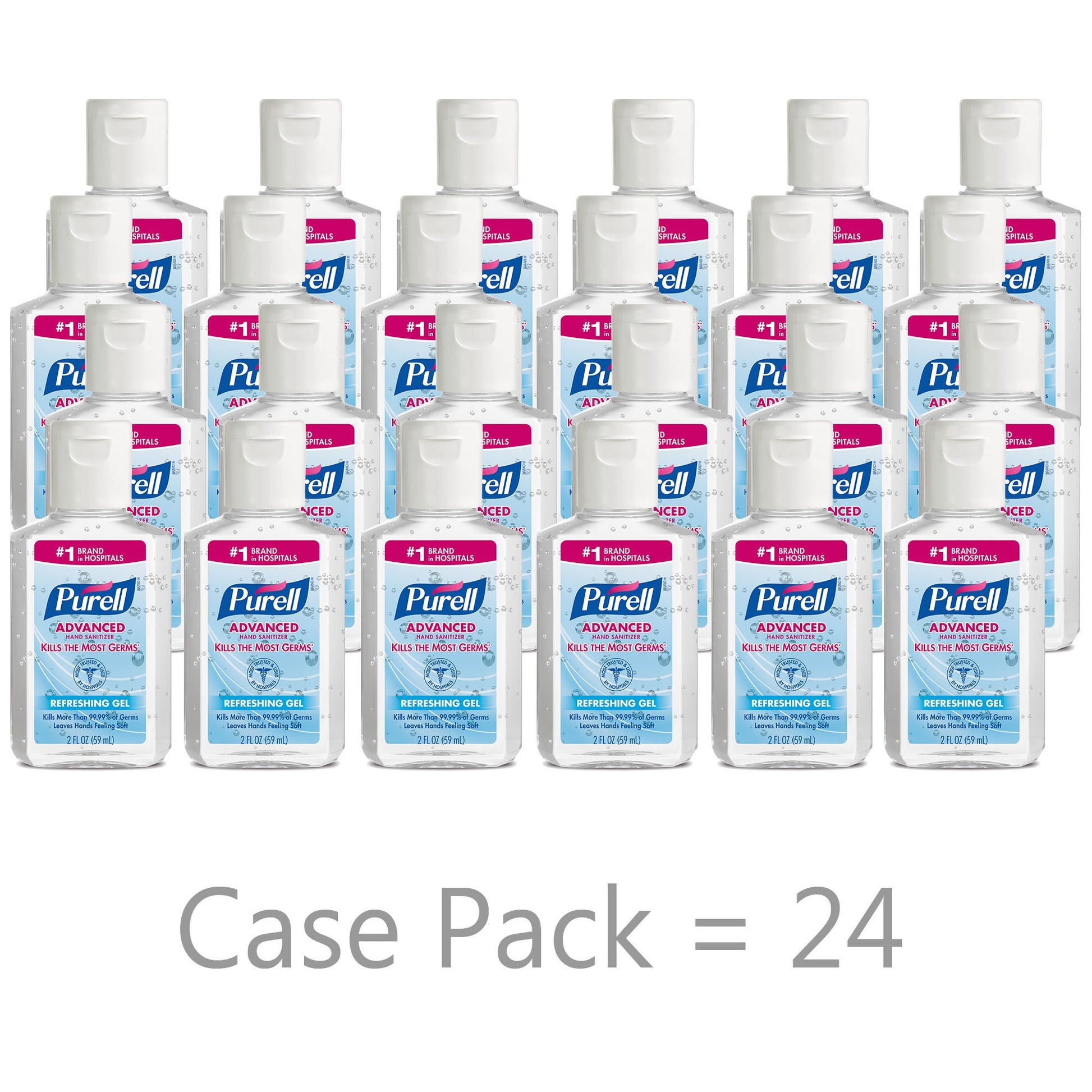 Purell® Advanced Hand Sanitizer 70% Ethyl Alcohol Gel, Bottle