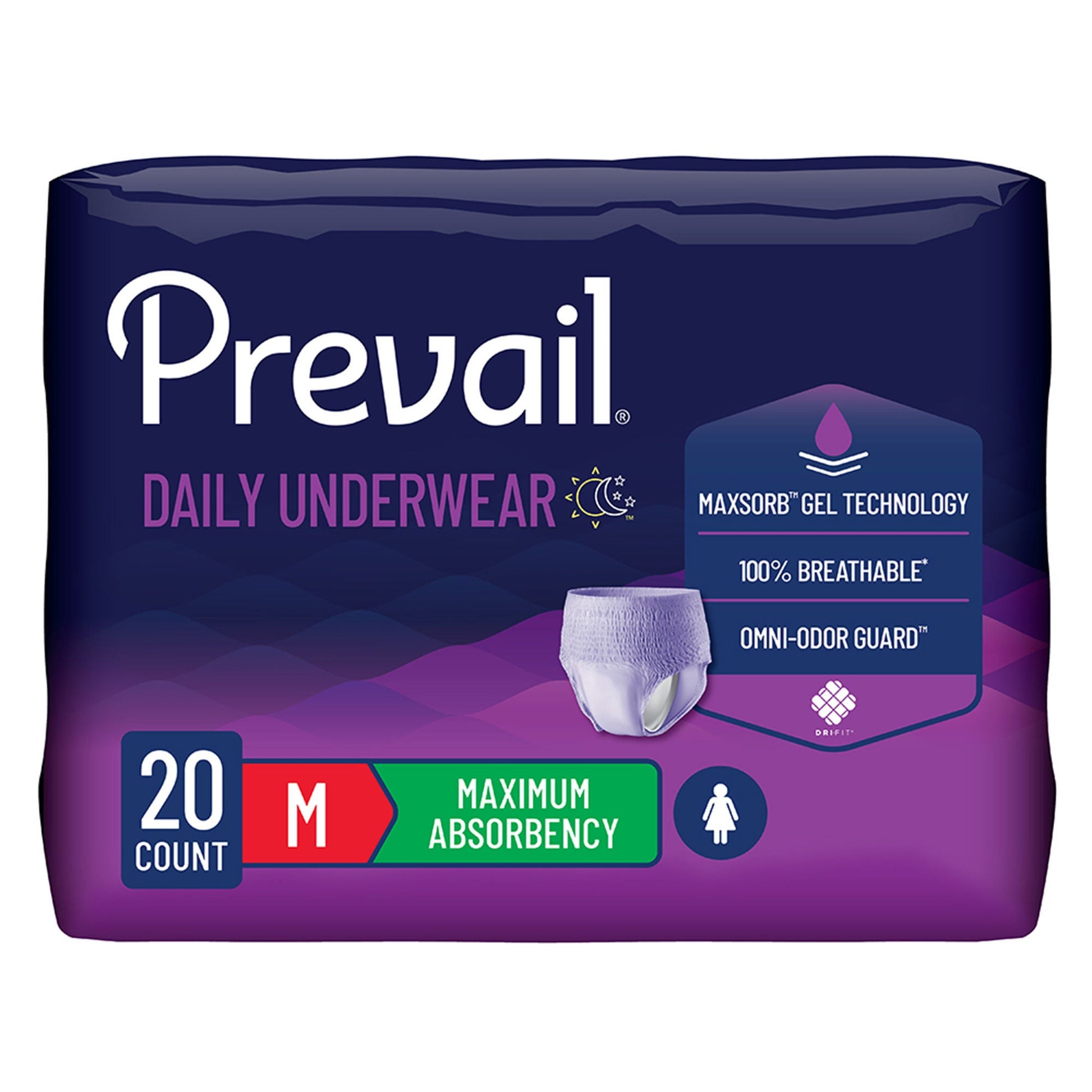 Prevail® for Women Daily Maximum Absorbent Underwear