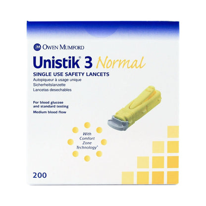 Unistik® 3 Normal Safety Lancet, 200 ct.