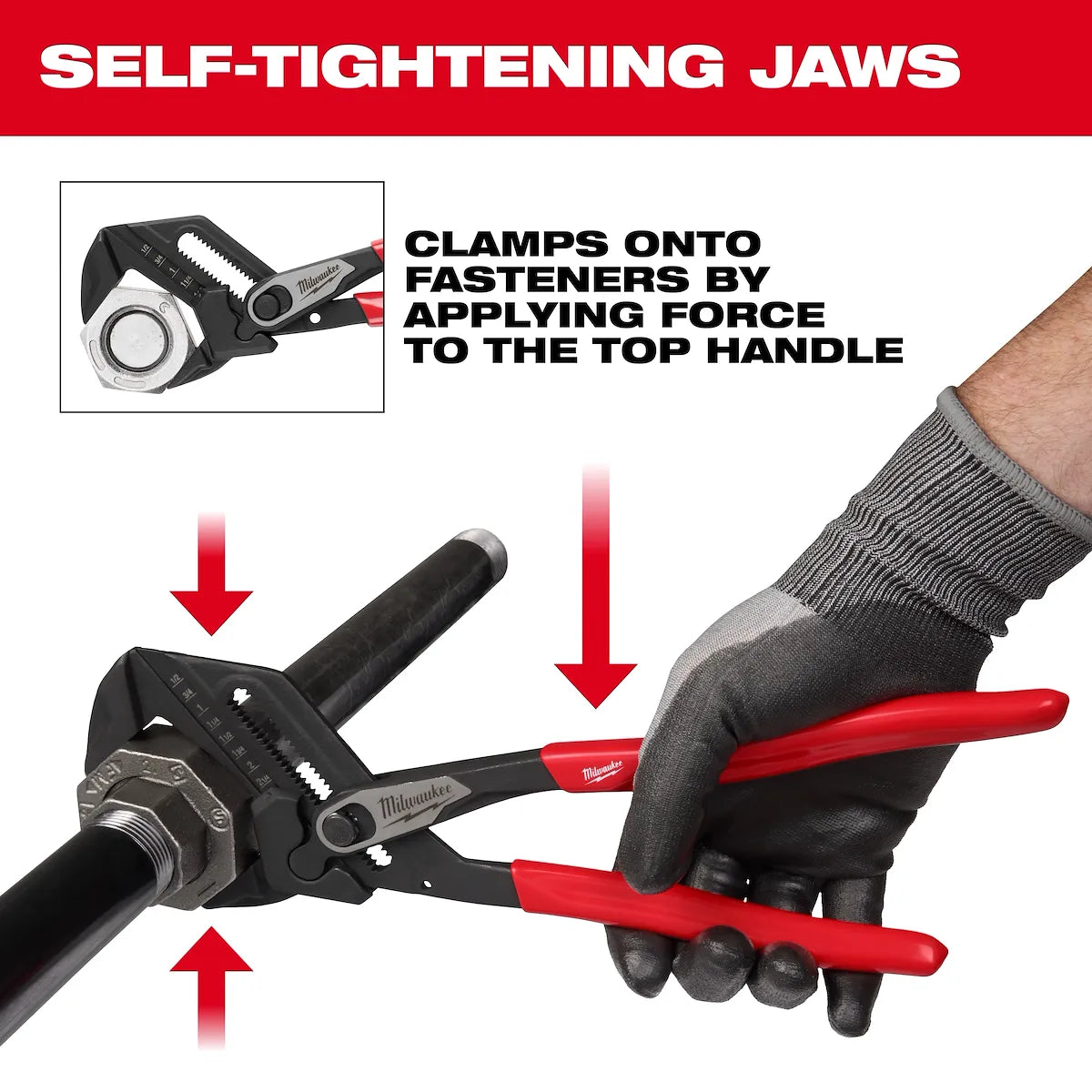 Milwaukee 12" Pliers Wrench 48-22-6912