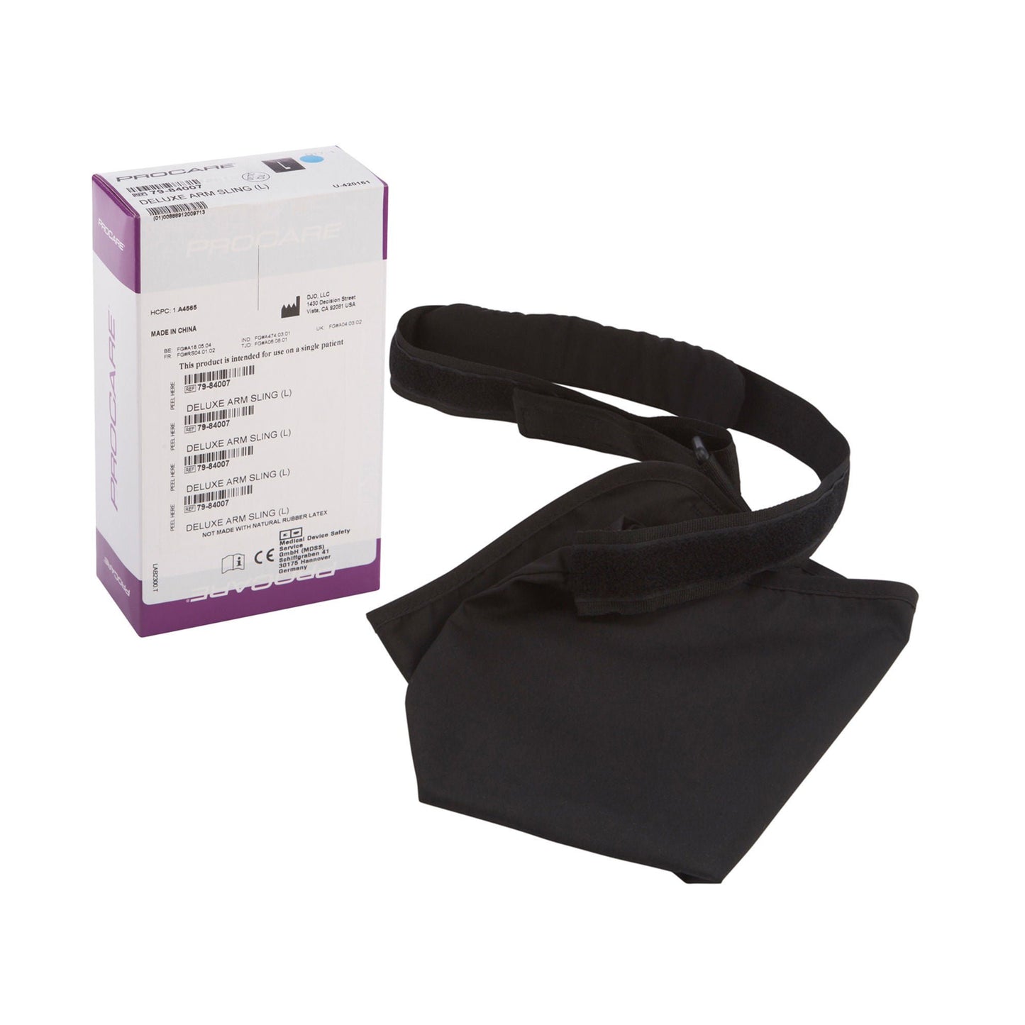 ProCare® Deluxe Arm Sling, Contact Closure, Blue, 8-1/2 x 17-1/2 Inch