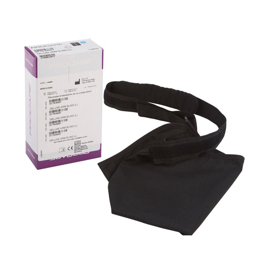 ProCare® Deluxe Arm Sling, Contact Closure, Blue, 8-1/2 x 17-1/2 Inch