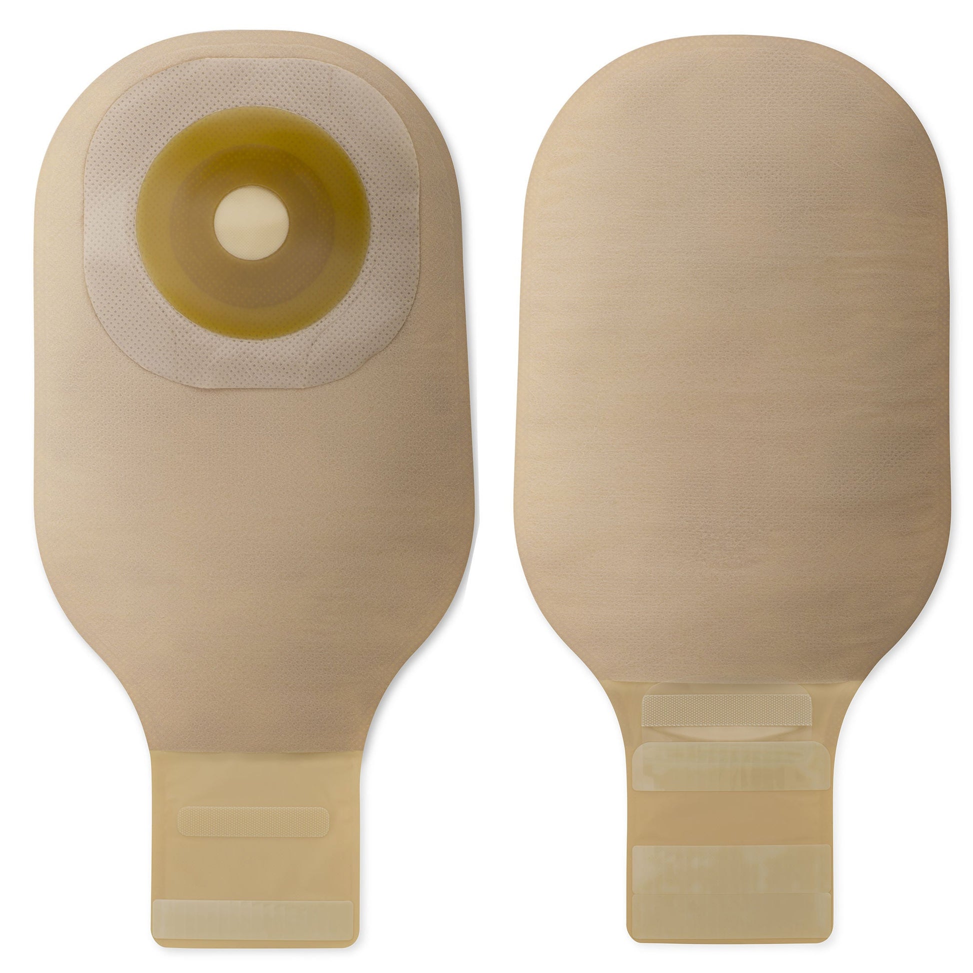 Premier™ Flextend™ One-Piece Beige Colostomy Pouch, Pre-cut to Fit Stoma