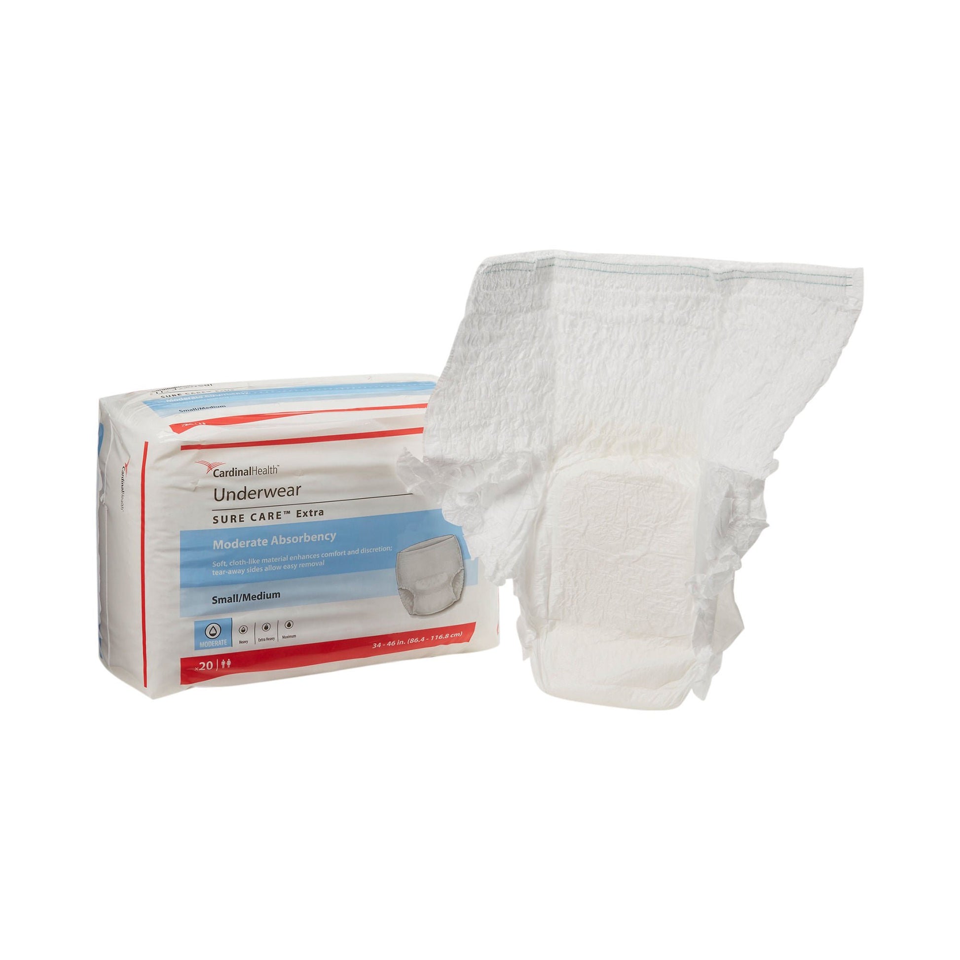 Sure Care™ Extra Moderate Absorbency Incontinence Underwear