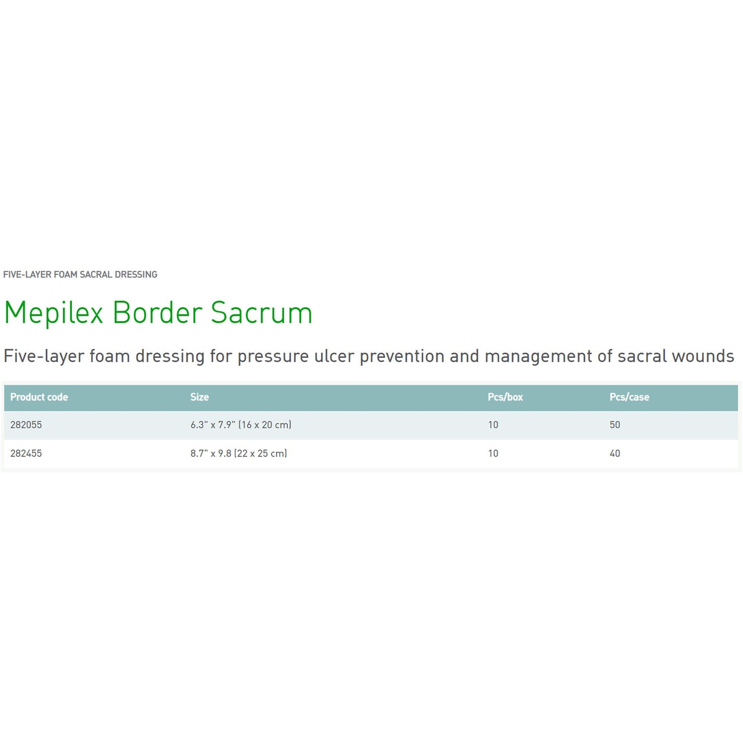 Mepilex® Border Silicone Adhesive with Border Silicone Foam Dressing