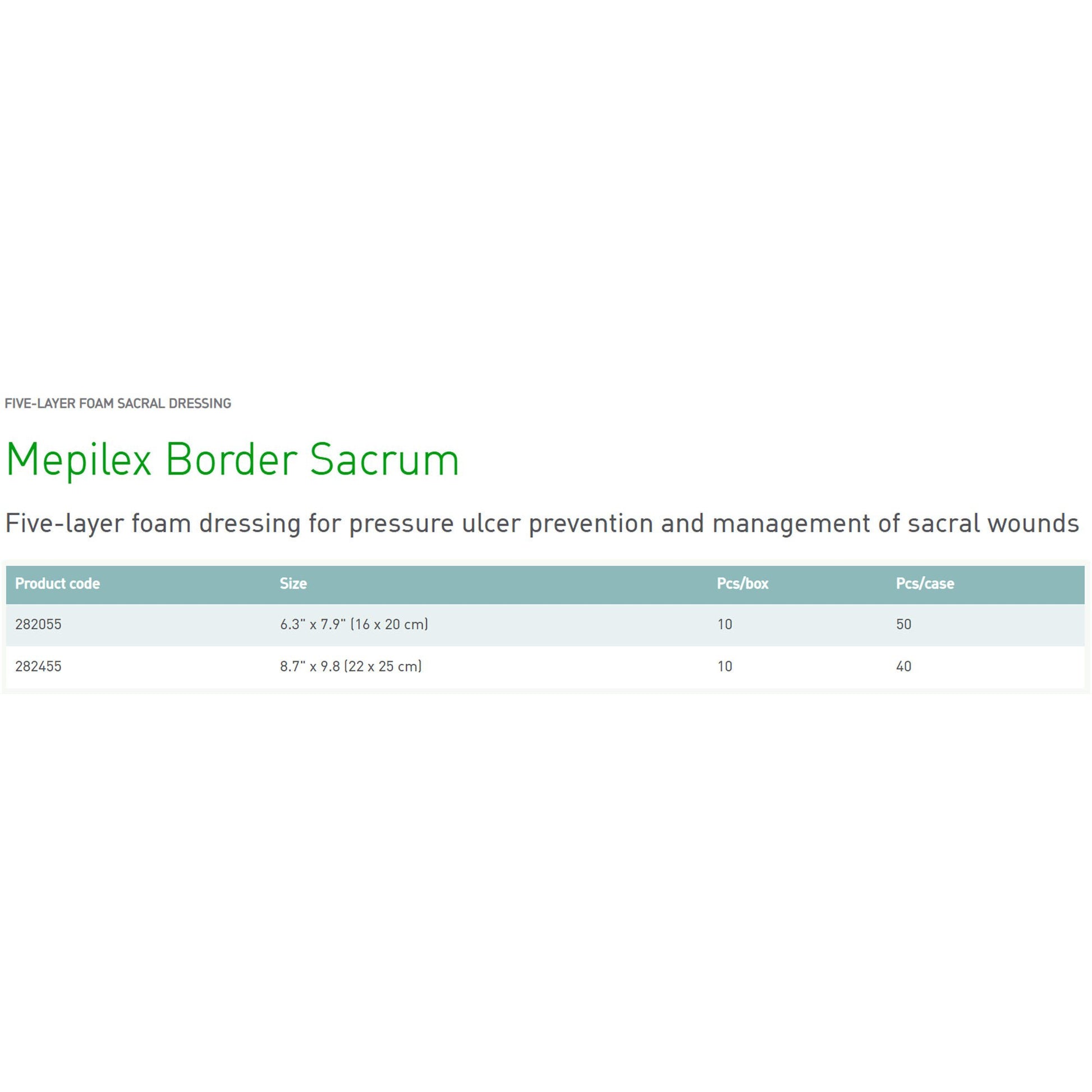 Mepilex® Border Silicone Adhesive with Border Silicone Foam Dressing