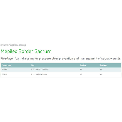 Mepilex® Border Silicone Adhesive with Border Silicone Foam Dressing