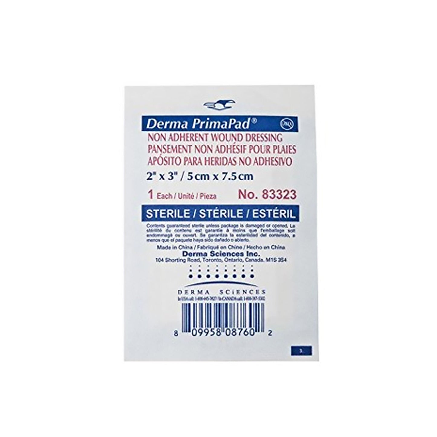 Primapad® nonadherent Dressing, 1-Ply