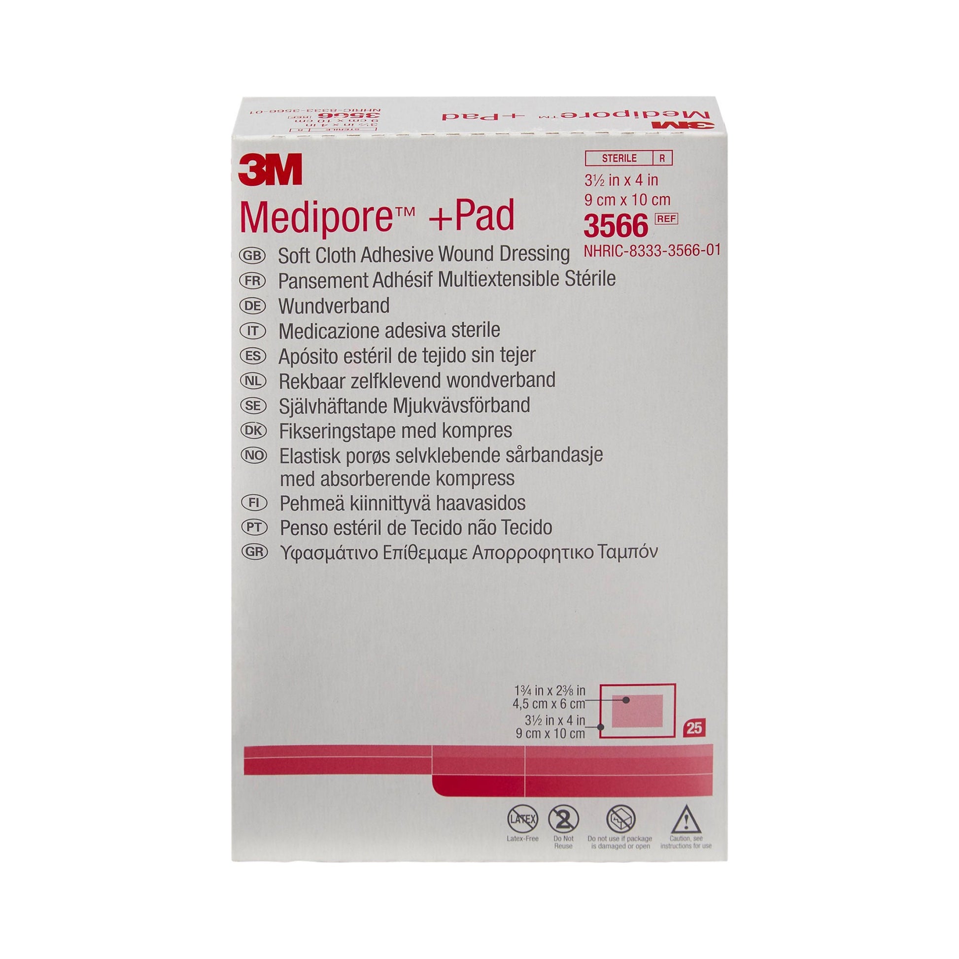 3M™ Medipore™ +Pad Soft Cloth Dressings