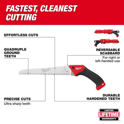 Milwaukee 10” Fixed Pruning Saw – Straight Blade 48-22-9374 | 10 in Blade Length