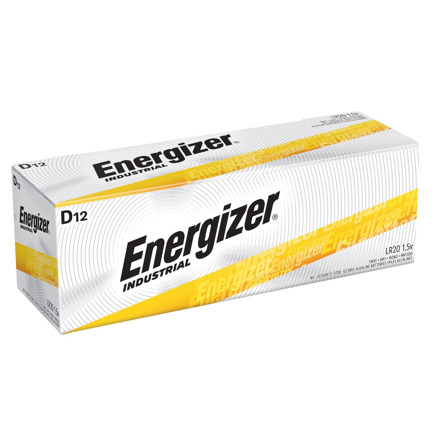 Energizer Alkaline Battery D Cell 1.5 Volt Disposable