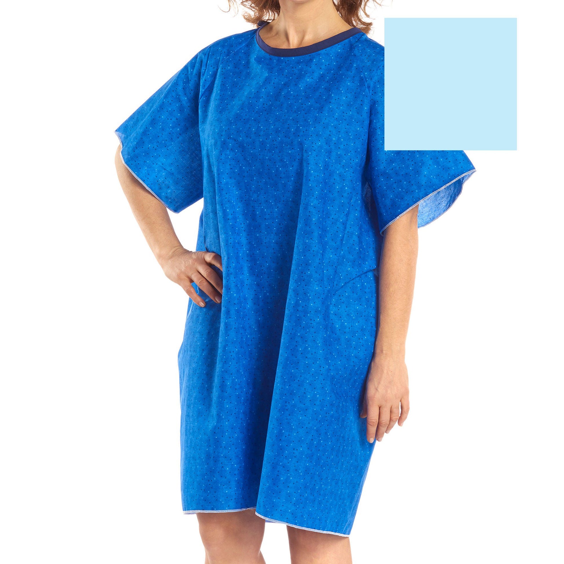 Snap Wrap™ Patient Exam Gown, Blue