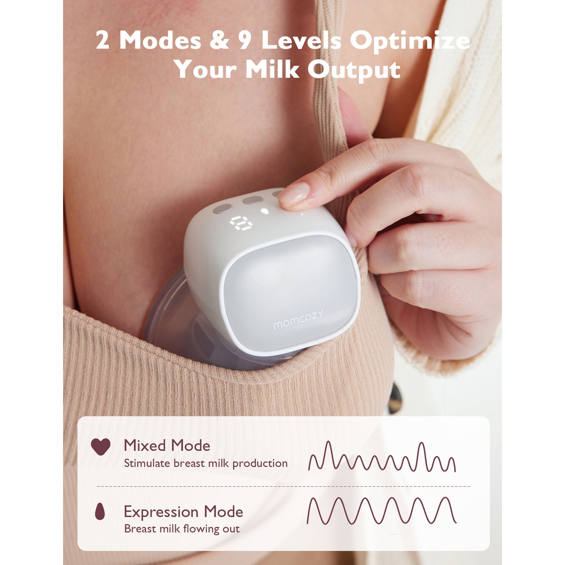 Momcozy S9 Pro-N Hands Free Double Electric Breast Pump