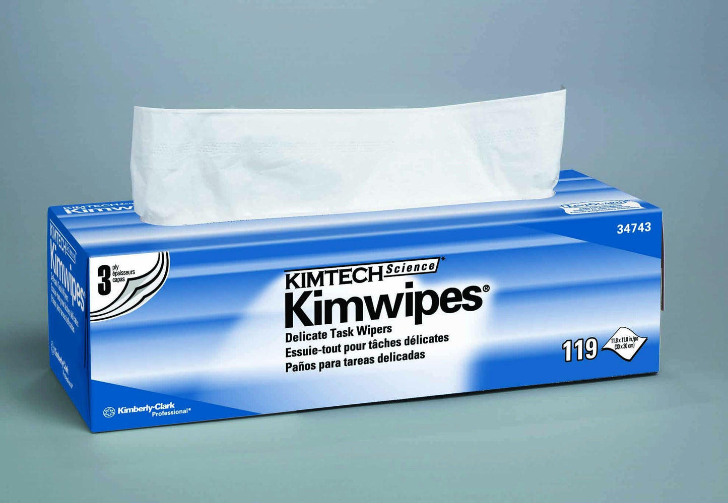 Kimtech Science Kimwipes Delicate Task Wipe Light Duty 119 Count Dispenser box 11-4/ NonSterile Disposable