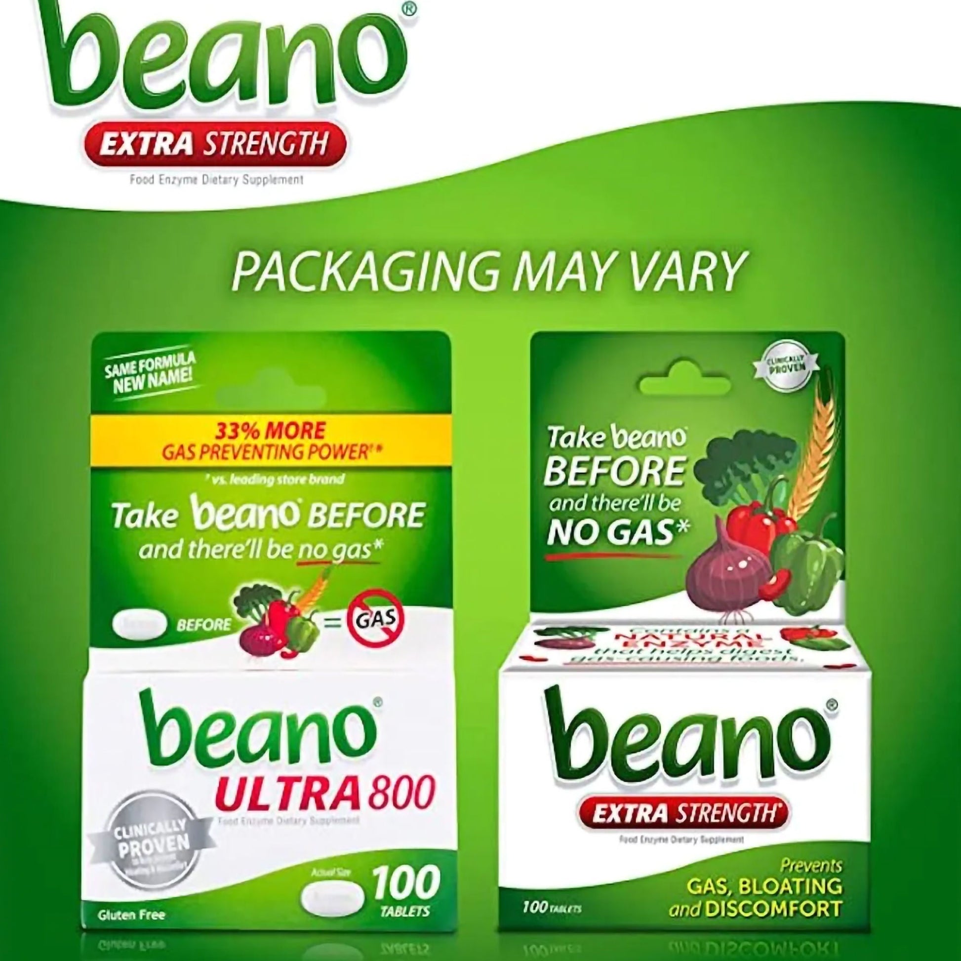 Beano® Extra Strength Food Enzyme Tablets