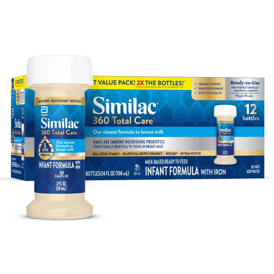 Similac 360 Total Care Infant Formula Unflavored Bottle Liquid