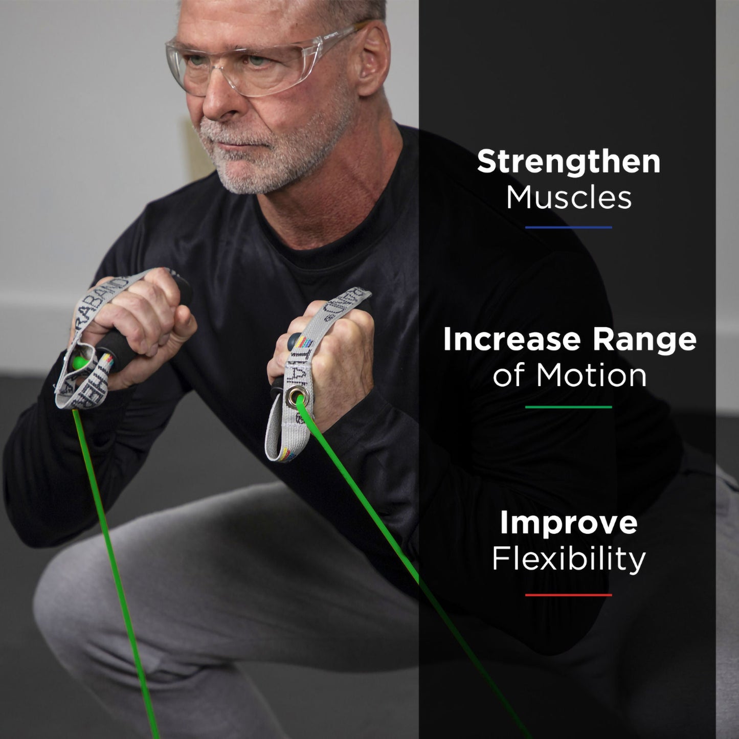 TheraBand® Exercise Resistance Tubing, Green, 100', Medium-Heavy Resistance