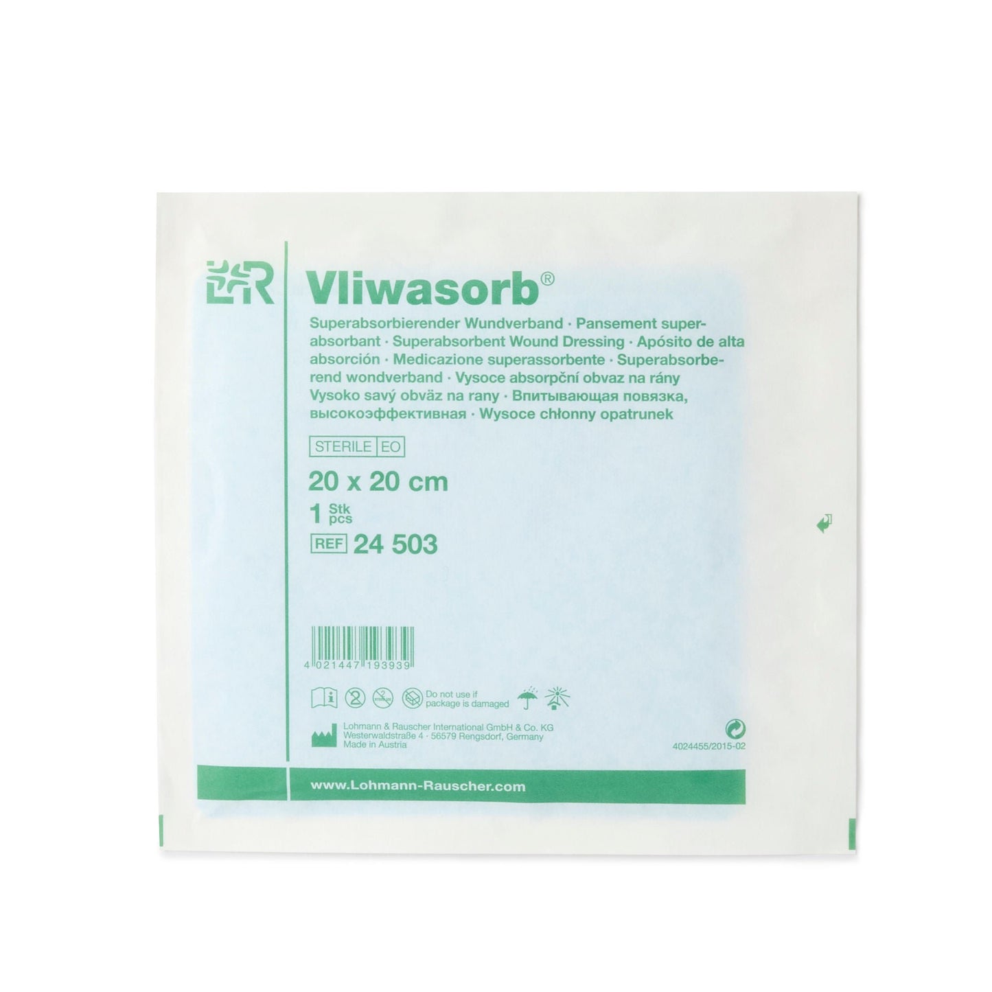 Vliwasorb® Superabsorbent Wound Dressing