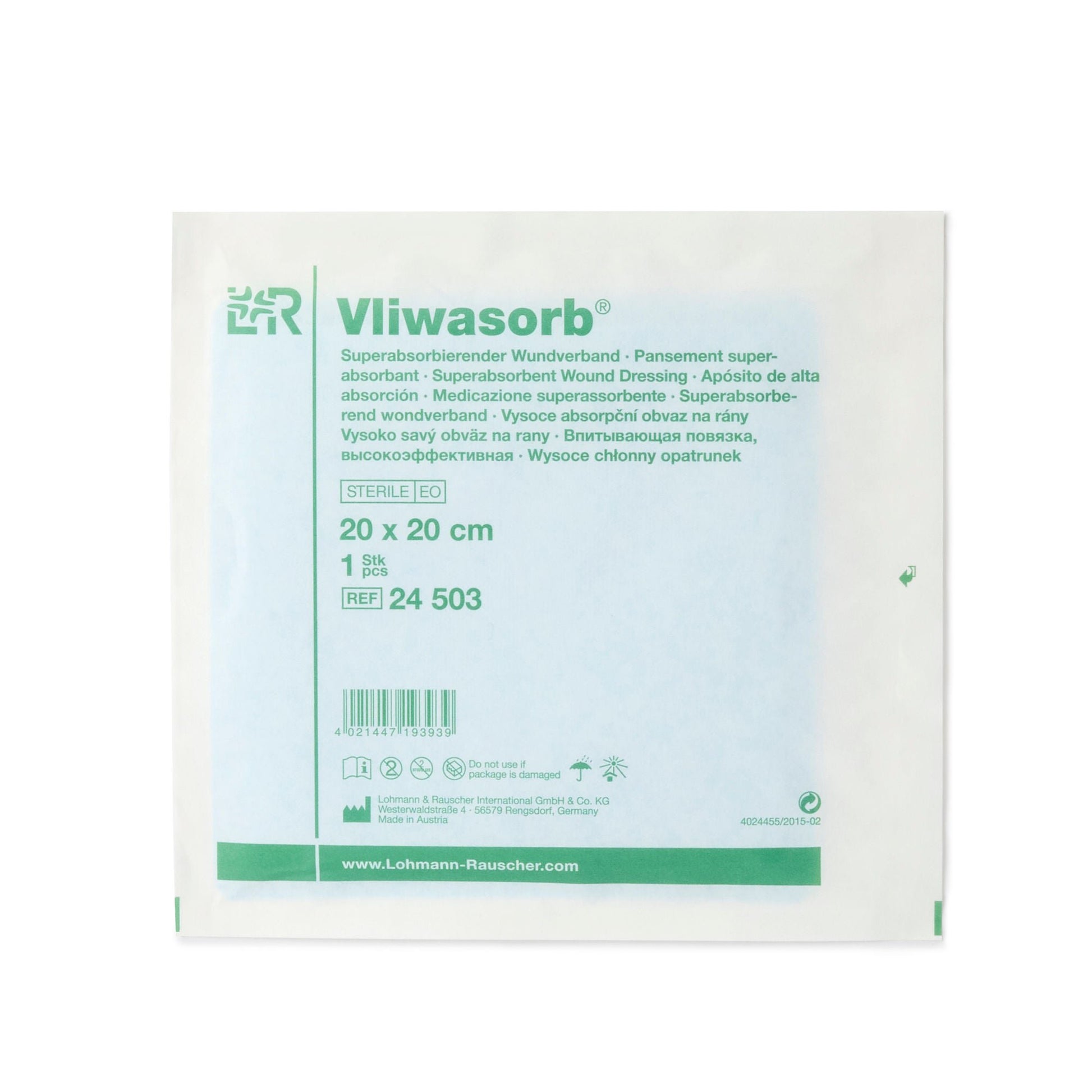 Vliwasorb® Superabsorbent Wound Dressing