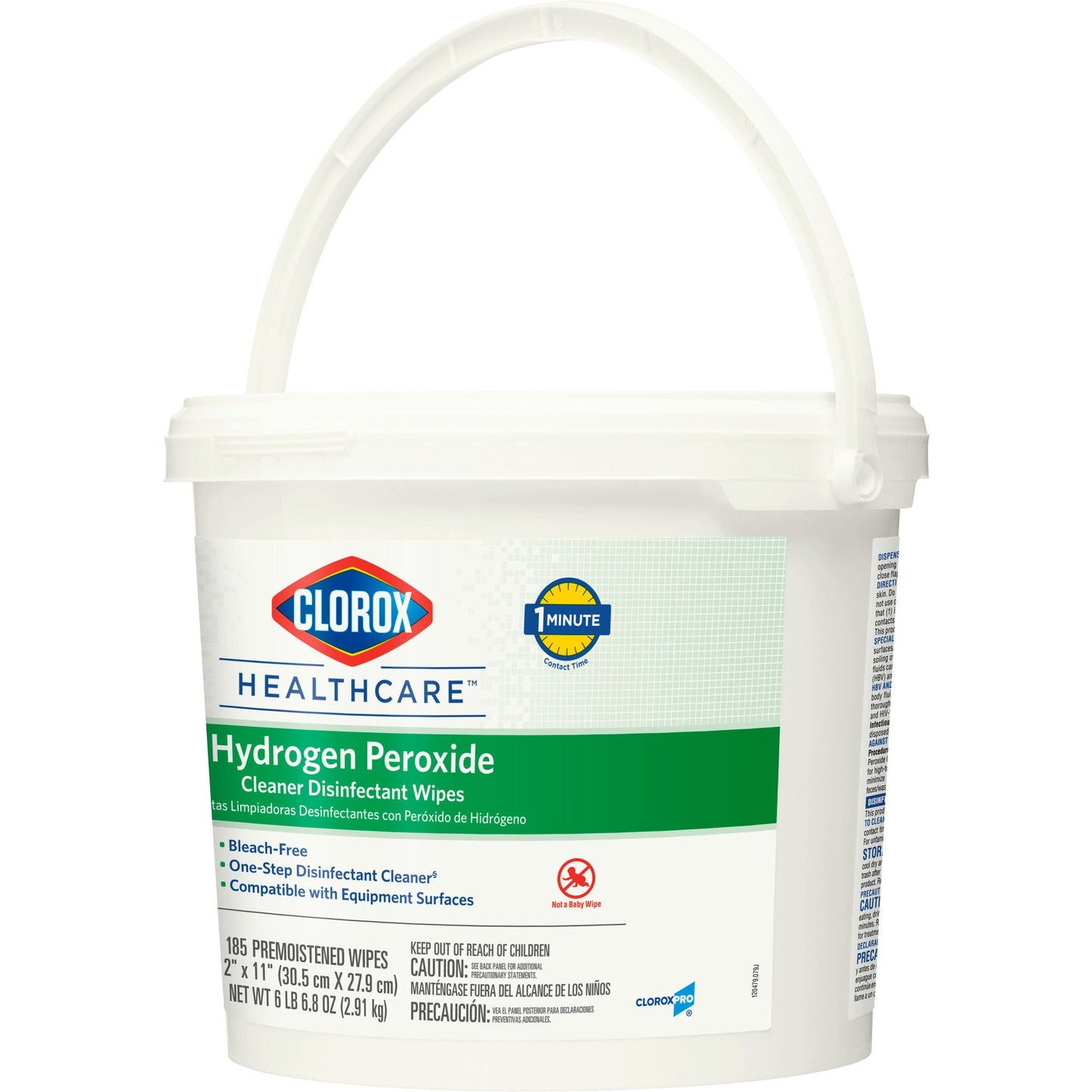 Clorox Healthcare® Hydrogen Peroxide Cleaner Disinfectant Wipes, Bucket, .