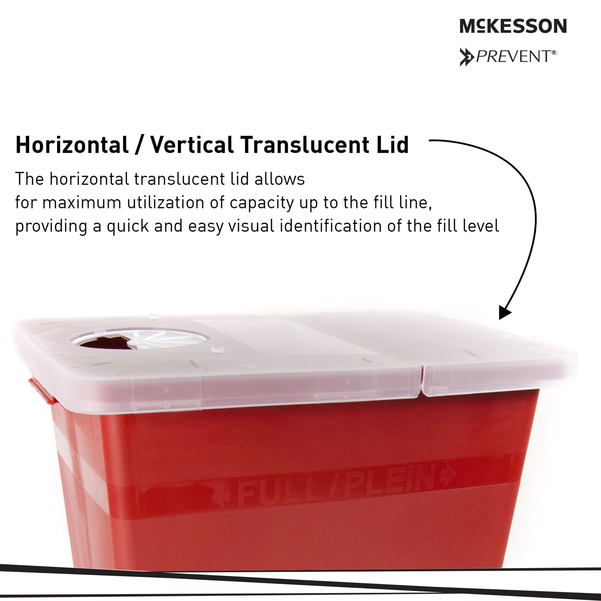 McKesson Prevent® Sharps Container, 8 Gallon