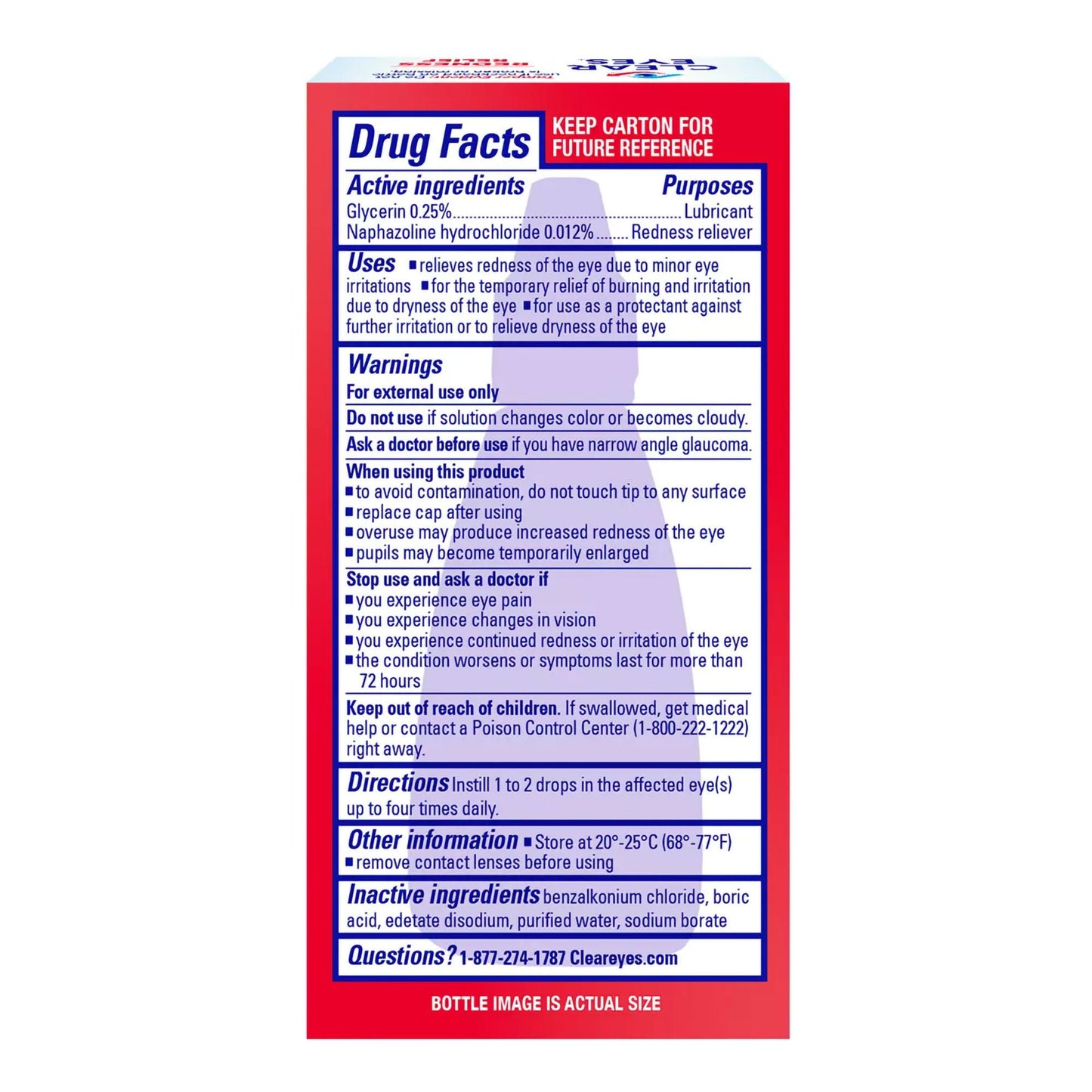 Clear Eyes® Redness Relief Eye Drops