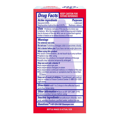 Clear Eyes® Redness Relief Eye Drops