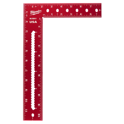 Milwaukee 8" x 12" Framing Square MLSQ812 | Aluminum