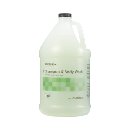 McKesson 2-in-1 Shampoo and Body Wash, Cucumber Melon Scent, Jug