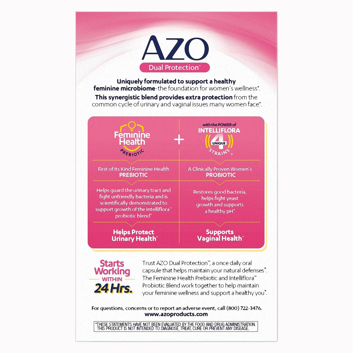AZO® Dual Protection Urinary + Vaginal Support Capsules