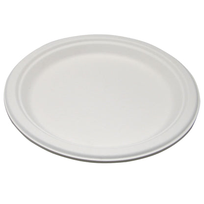 Medd Max Plate Molded Fiber White Single Use