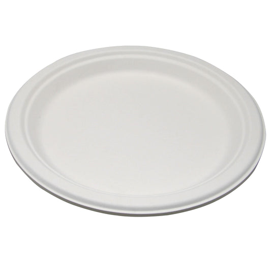 Medd Max Plate Molded Fiber White Single Use