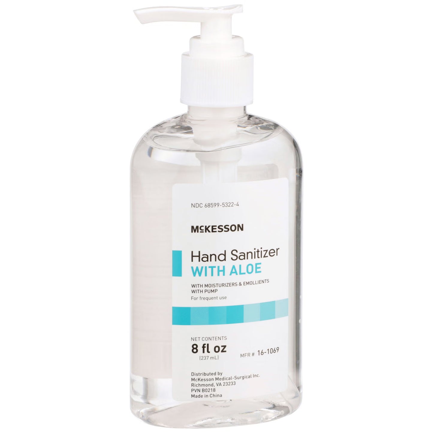 McKesson Gel Hand Sanitizer with Aloe, Pump Bottle